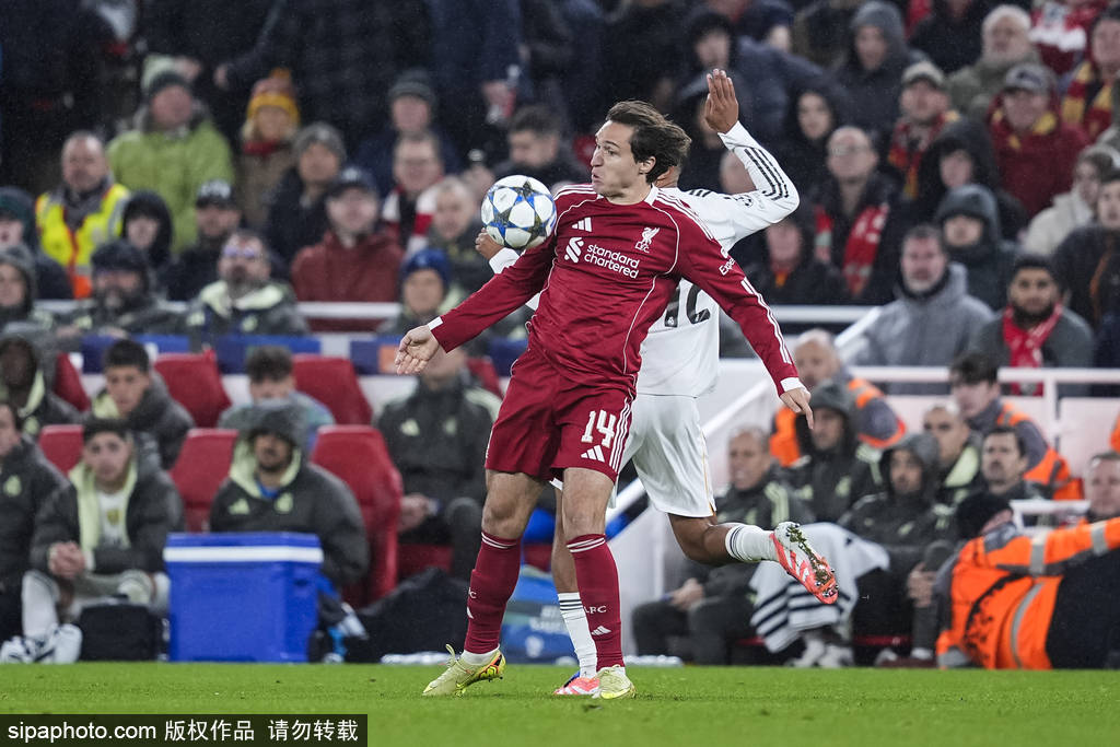 欧冠冠军杯
_欧冠-麦卡利斯特一击致命 利物浦1-0送皇马赛季第2败