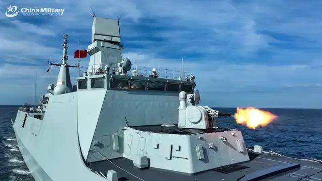 皇冠信用网_和美军差距很大皇冠信用网？官媒：无人机首次引导054B舰炮对陆攻击