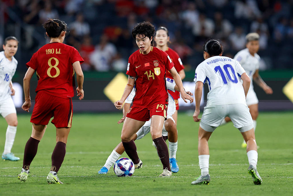 皇冠信用网在线开户 _中国女足3比0击败乌兹别克斯坦皇冠信用网在线开户 ，女足亚洲杯迎两连胜
